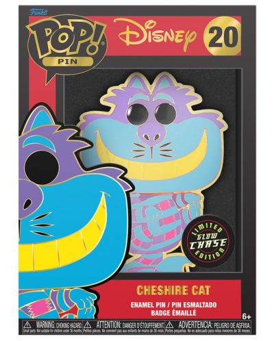 Bedž Funko POP! Disney: Alice in Wonderland - Cheshire Cat #20 - 6