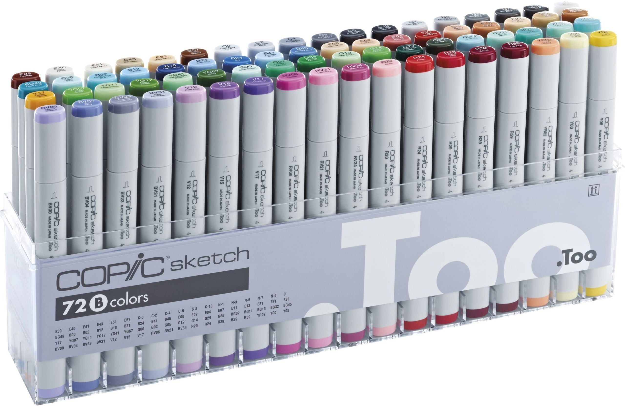  COPIC Too Copic Sketch Basic 36 Colors Set Multicolor  Illustration Marker Marker Pen : Arts, Crafts & Sewing