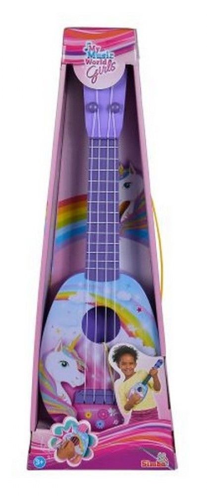 Dječji glazbeni instrument Simba Toys - Ukulele MMW, jednorog | Ozone.hr