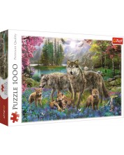 Puzzle Trefl od 1000 dijelova - Obitelj vukova, Jan Patrik Krasny