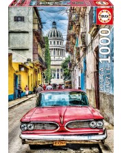 Slagalica Educa od 1000 dijelova - Automobili u staroj Havani -1