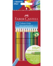 Akvarel olovke u boji Faber-Castell Grip 2001 - 12 boja