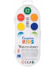 Vodene boje ICO Creative Kids - 12 boja 30 mm -1