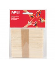 Ravne drvene palice APLI - 11,4 х 1 cm