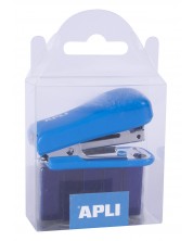 Plava mini klamerica APLI - S 2000 komada, Plave spajalice -1