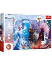 Puzzle Trefl od 100 dijelova - Čarolija u Smrznutom kraljevstvu 2