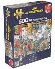 Puzzle Jumbo od 500 dijelova - Tvornica za bombone,  Jan van Haasteren