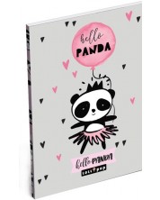 Rokovnik Lizzy Card - Hello Panda, A7 format -1