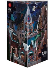 Puzzle Heye od 2000 dijelova - Dvorac užasa, Jean-Jacques Loup