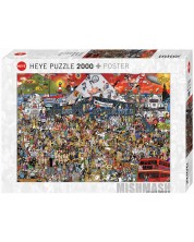 Puzzle Heye od 2000 dijelova - Britanska glazbena povijest, Alex Bennett