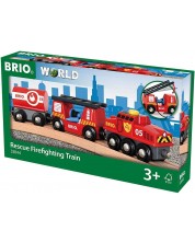 Igračka Brio World – Vatrogasni vlak