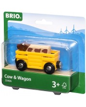Željeznička oprema Brio – Teretni vagon s kravom -1