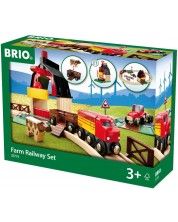 Set Brio – Vlak s tračnicama i opremom, Farma, 20 dijelova -1