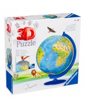 3D slagalica Ravensburger od 180 dijelova - Globus za djecu