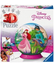 3D Slagalica Ravensburger od 72 dijela - Disneyeve princeze -1