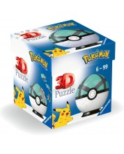 3D Slagalica Ravensburger od 54 dijela - Pokemon: Net Ball -1