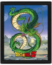 3D poster s okvirom Pyramid Animation: Dragon Ball Z - Shenron Unleashed