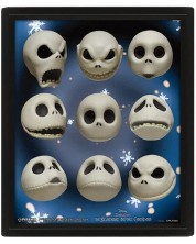 3D poster s okvirom Pyramid Disney: Nightmare Before Christmas - Jack Expressions -1