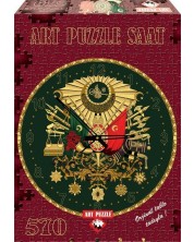 Slagalica-sat Art Puzzle od 570 dijelova - Otomanski amblem -1
