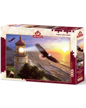 Puzzle Art Puzzle od 1000 dijelova - Visok let iznad izlaska sunca, Steve Sundram