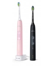 Set električnih četkica za zube Philips Sonicare - HX6830/35, ružičasta/crna -1