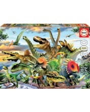 Puzzle Educa od 500 dijelova - Dinosauri