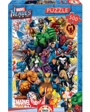 Slagalica Educa od 500 dijelova - Marvelovi likovi -1