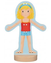 Drvena igračka Goki – Lutka za odijevanje