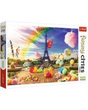 Puzzle Trefl od 1000 dijelova - Slatki Pariz