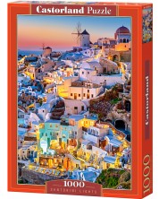 Puzzle Castorland od 1000 dijelova - Svjetla Santorinija