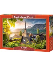 Puzzle Castorland od 1000 dijelova - Razglednica iz Hallstatta