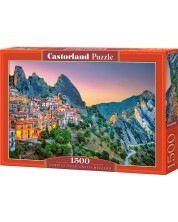 Puzzle Castorland od 1500 dijelova - Izlazak Sunca iznad Castelmezana, Italija
