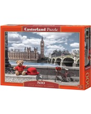 Puzzle Castorland od 500 dijelova - Putovanje u London