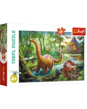 Puzzle Trefl od  60 dijelova - Dinosauri koji migriraju