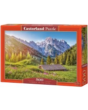Puzzle Castorland od 500 dijelova - Ljeto u Alpama