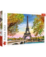 Puzzle Trefl od 500 dijelova - Romantični Pariz