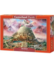 Puzzle Castorland od 3000 dijelova - Babilonska kula