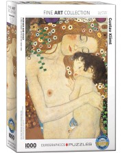 Puzzle Eurographics od 1000 dijelova – Majka i dijete, Gustav Klimt