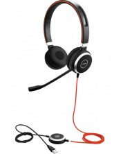 Slušalice s mikrofonom Jabra - Evolve 40, USB/3.5 mm, crne -1