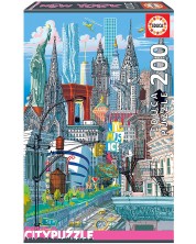 Puzzle Educa od 200 dijelova - New York