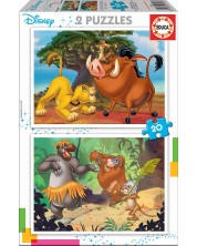 Puzzle Educa od 2 x 20 dijelova - Životinje-prijatelji