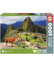 Puzzle Educa od 1000 dijelova - Machu Picchu, Peru