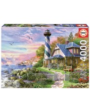 Puzzle Educa od 4000 dijelova - Svjetionik u Rock Bayu