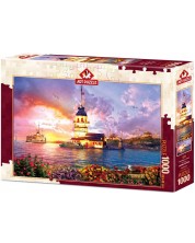 Puzzle Art Puzzle od 1000 dijelova -Djevojačka kula, Istanbul