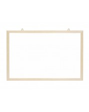 Bijela ploča s drvenim okvirom 30 х 40 cm -1