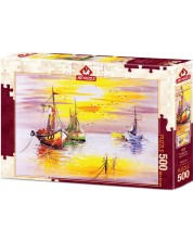 Puzzle Art Puzzle od 500 dijelova - Večernje sunce