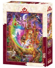 Slagalica Art Puzzle od 500 dijelova - Dvorac Duga -1