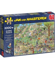 Puzzle Jumbo od 1000 dijelova - Križ s biciklima, Jan van Haasteren