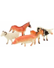 Set figurica Toi Toys Animal World - Deluxe, Domaća životinja, 5 komada -1