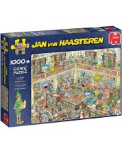 Slagalica Jumbo od 1000 dijelova - Knjižnica, Jan van Haasteren -1